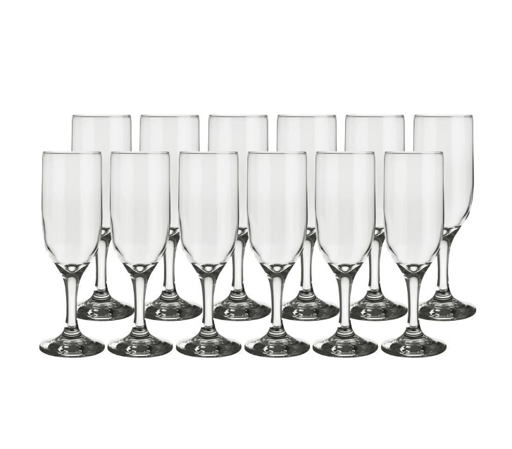 Conjunto de Taças 180ml Gallant Champagne 12 Peças – Nadir