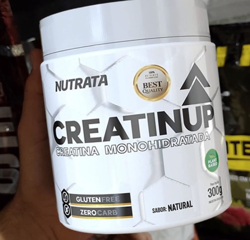 Creatina Up Monohidratada Vegano – 300g – Nutrata, Nutrata