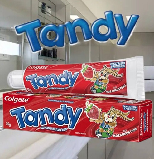 Creme Dental Colgate Tandy Morangostoso 50G
