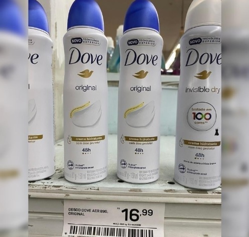Desodorante Antitranspirante Aerosol Dove Original 150ml