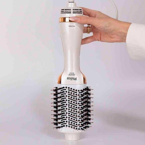Escova Secadora Philco PES09BG Bivolt 1300w – Branco e Dourado