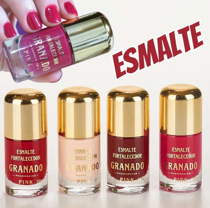 Esmalte Pink Rita, Granado, Transparente, 10Ml