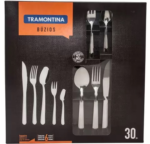 Faqueiro Tramontina Búzios 23798/050 Inox – 30 Peças