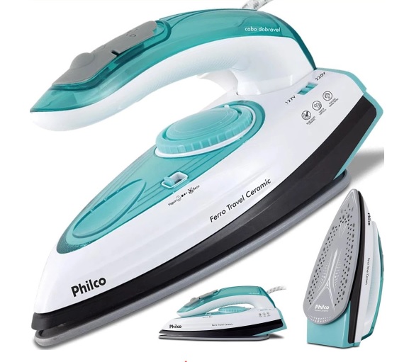 Ferro a Vapor Philco Travel Ceramic Bivolt