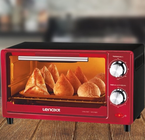 Forno Elétrico de Bancada Lenoxx 9L – Chef Red Single PFO307