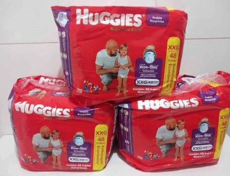 Huggies Supreme Care – Fralda, Roupinha XXG, 48 fraldas
