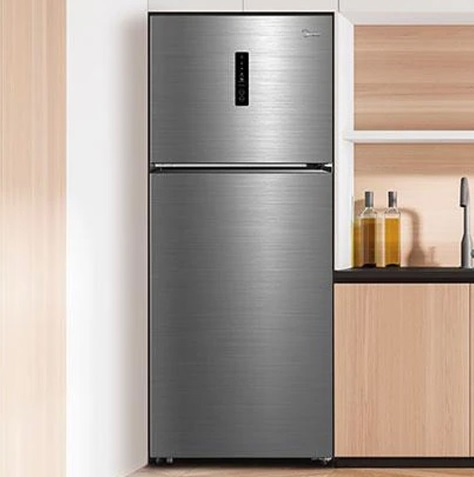 Geladeira Midea MD-RT580MTA Frost Free com Compartimento Extra Frio, Painel Touch e Iluminação LED 411 L – Inox