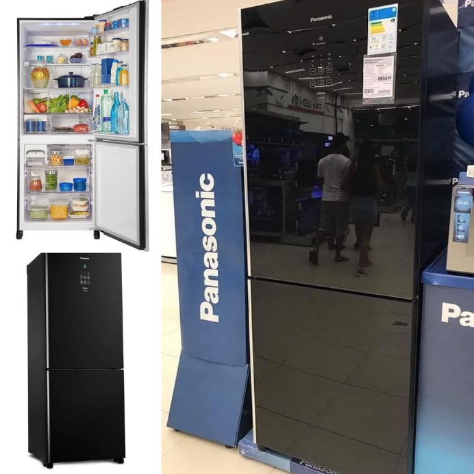 Geladeira/Refrigerador Panasonic Frost Free – 425L Glass Painel EasyTouch