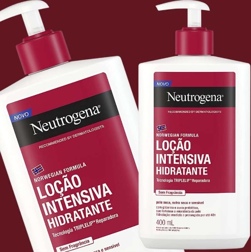 Hidratante Corporal Neutrogena Norwegian Formula Intensivo com Fragrância 400ml