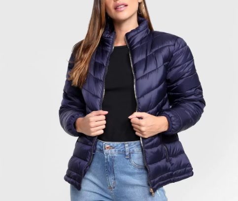 Jaqueta Facinelli Puffer Feminina