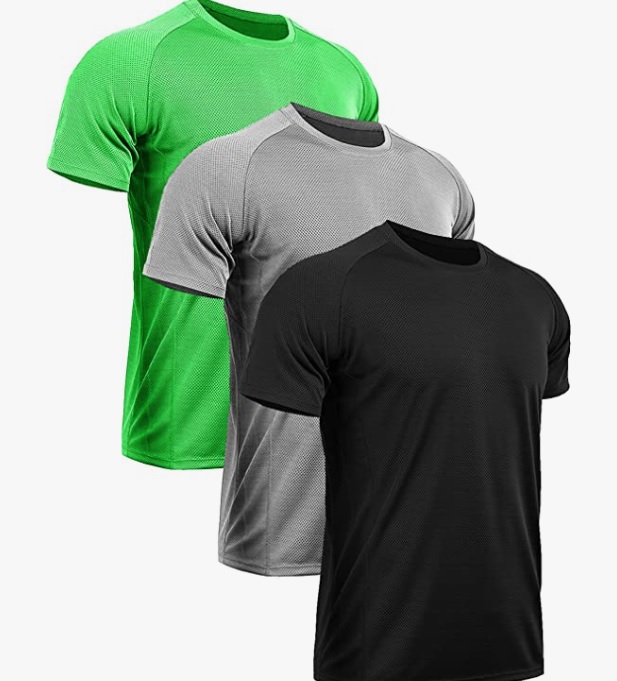 Kit com 3 Camisetas Masculinas Dry Fit Básicas Academia Treino Exercício – Slim Fitness