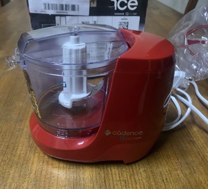 Miniprocessador Easy Cut Colors, Vermelho, 110v, Cadence