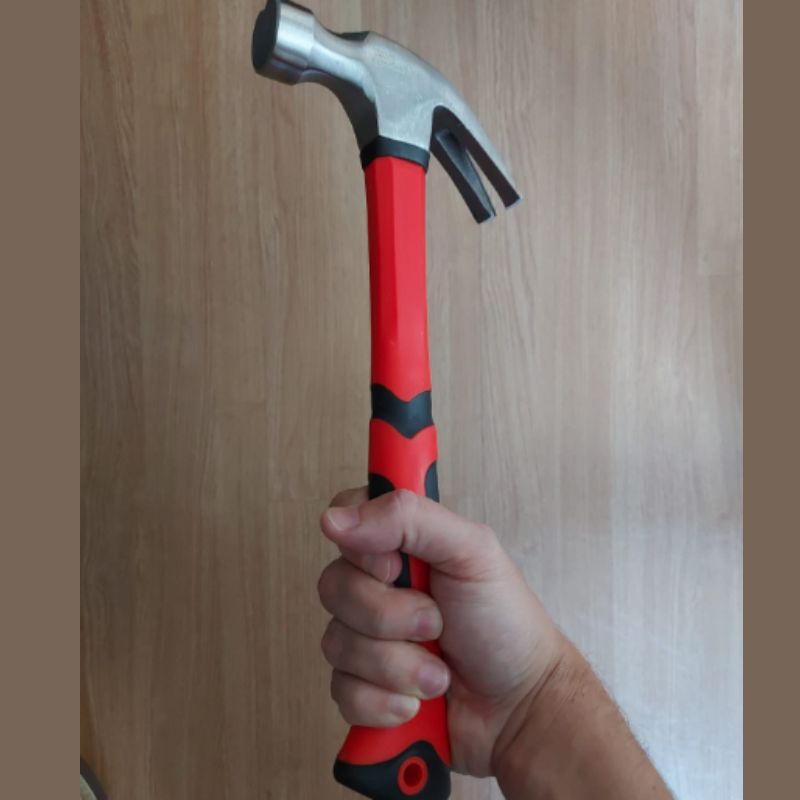 Mtx Martelo Unha 450 G Cabeça 27 Mm Magnetica Cabo Em Fibra