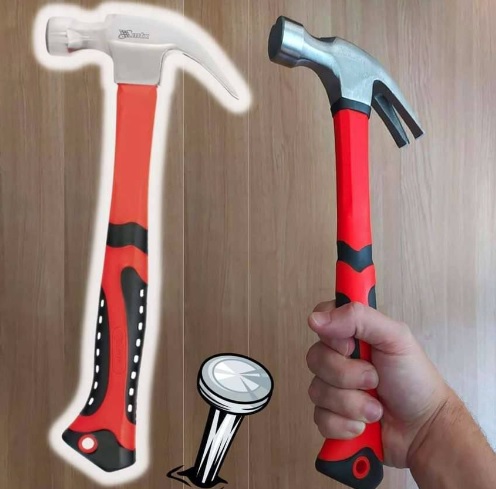 Mtx Martelo Unha Cabeça 27 Mm Com Cabo De Fibra