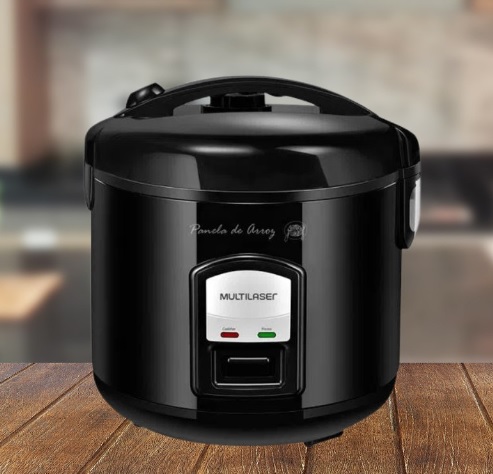 Panela de Arroz Elétrica Gourmet Preta Multilaser CE03