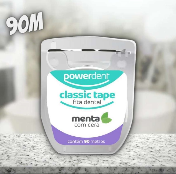 Power Dent – Fita Dental Classic Floss 90 m, Menta