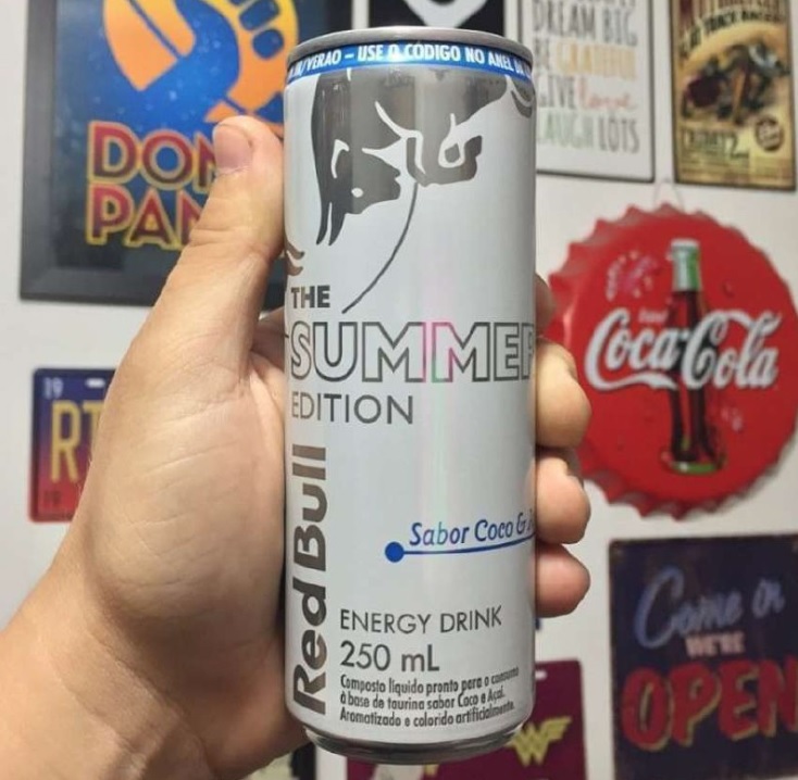 Red Bull Coco e Açaí – Bebida energética, 250ml, 1 lata