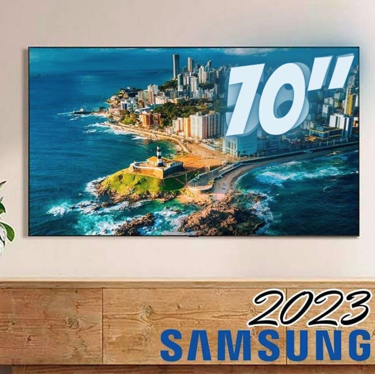 Smart TV 70″ UHD Samsung UN70CU7700GXZD 2023