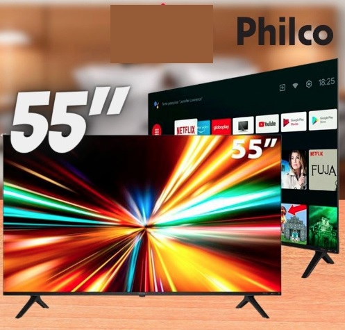 Smart TV LED 55″ 4K UHD Philco PTV55G20AGS – Android TV
