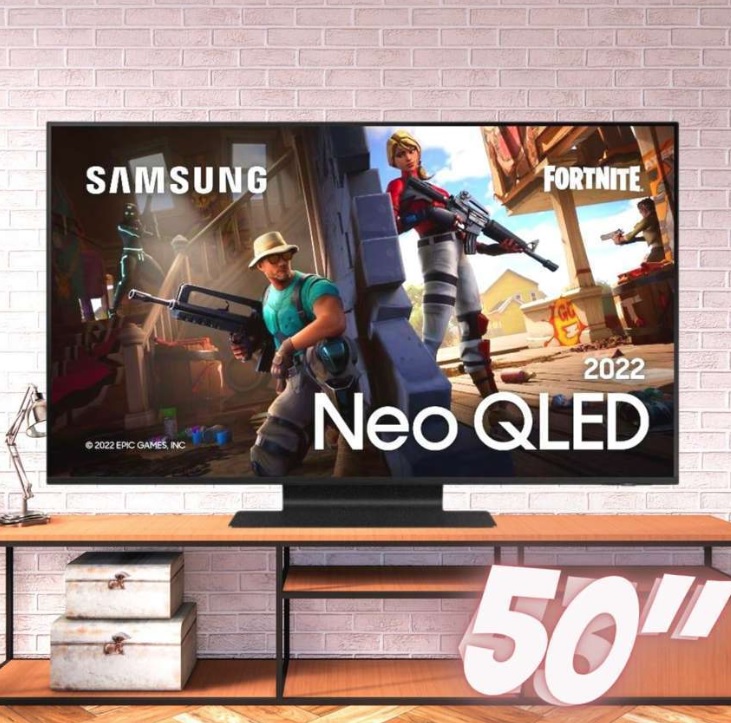 Smart TV Neo QLED 50″ 4K UHD Samsung QN90C – Alexa Built-in, Processador com IA
