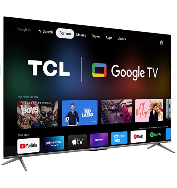 Smart TV QLED 55″ 4K UHD TCL C635 – Google TV, Wifi, Bluetooth