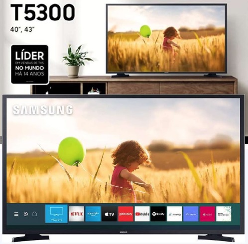 Smart Tv Samsung 43 Polegadas LED Tizen Full HD WiFi