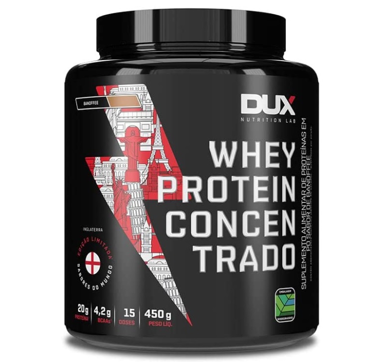 WHEY PROTEIN CONCENTRADO SABORES DO MUNDO – 450G