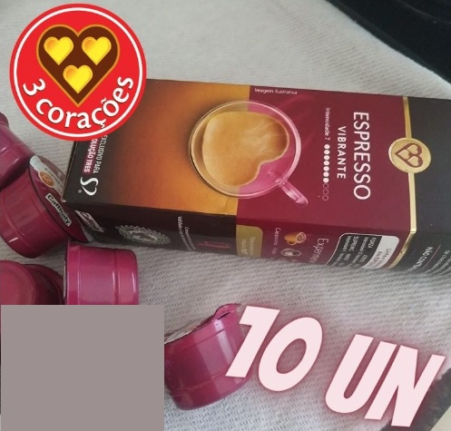 3 Corações Capsula de Café Espresso Vibrante TRES – 10 unidades