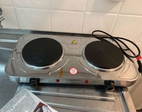 Agratto 4918 – Fogão Eletrico de Mesa, 220V, 2000W, Inox