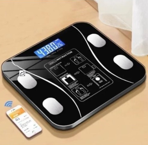 Balança Digital Corporal Bioimpedância c/Aplicativo Bluetooth Smart App – Relaxmedic