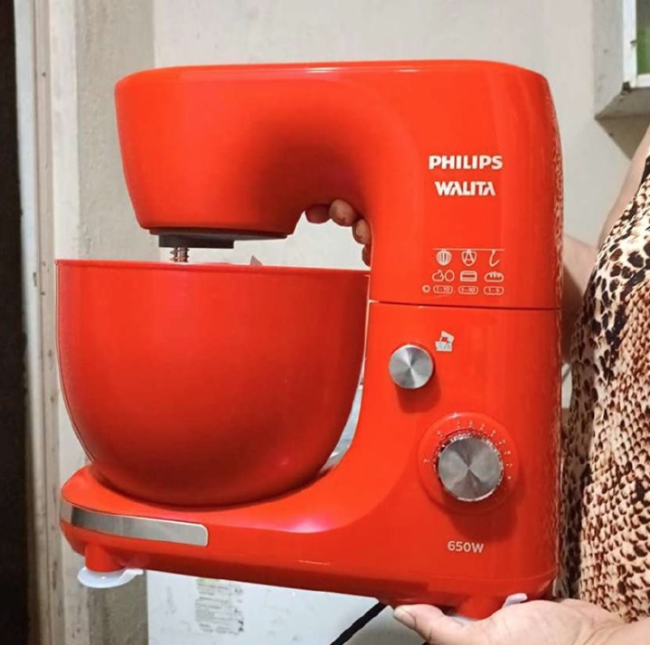 Batedeira Planetária, Vermelha, 220v, Philips Walita