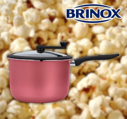 Brinox Pipoqueira Pic Poc, Especiarias, 5.5L, Cereja