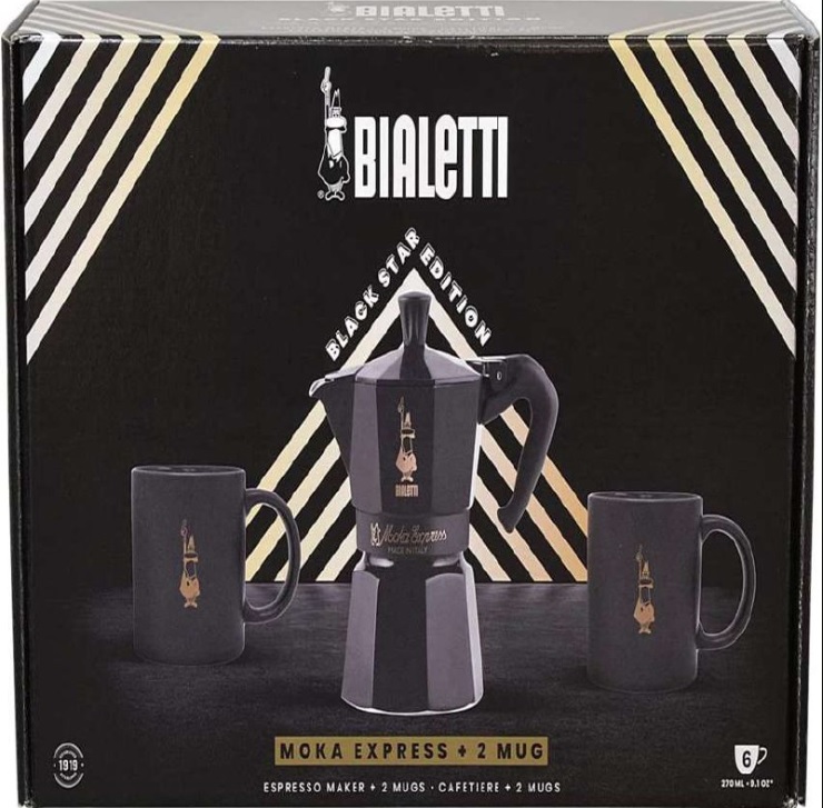 Cafeteira Bialetti Preta