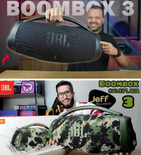 JBL, Caixa de Som, Boombox 3, Bluetooth