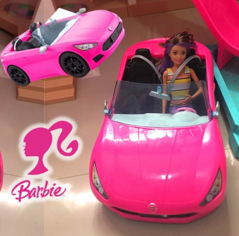 Barbie Boneca Carro Conversível para crianças a partir de 3 anos