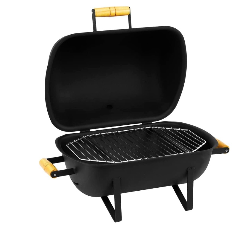 Churrasqueira Portátil Móvel Pro Tork Texas Usa Grill Mini Bafo Camping + Grelha