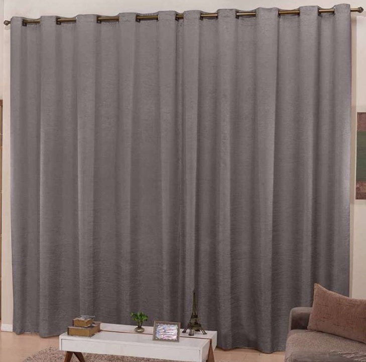 Cortina 4m x 2,70m Cetim Amassadinho