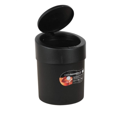 Coza Lixeira Automática, Preto, 20 x 20 x 25.6 cm, 5 L