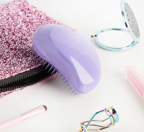 Escova Tangle Teezer Thick & Curly – Liliac Fondant