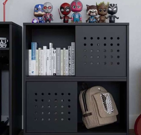 Estante Baixa Caemmun Pixel com 2 Portas de Correr