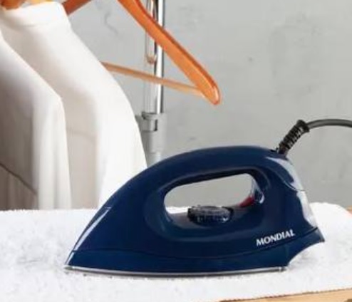 Ferro de Passar a Seco, Mondial, Azul, 1000W, 110V – FSN-55-BL