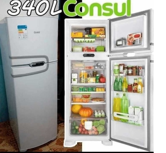 Geladeira Consul Frost Free CRM39AB Duplex com Prateleiras Altura Flex Branca – 340L