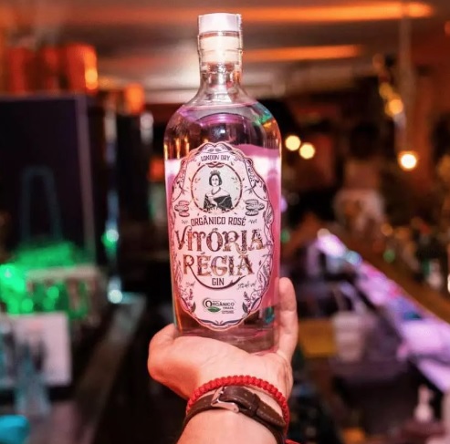 Gin Vitoria Regia Sabor Rosê 750ML