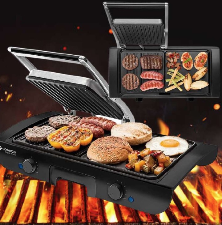 Grill Cadence Sapore 1500, Preto, 220v, Cadence