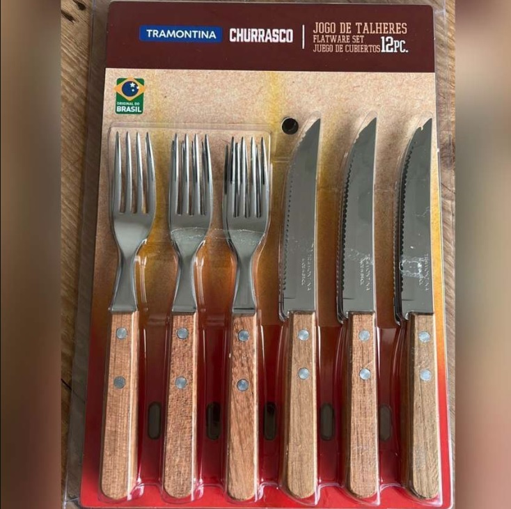 Jogo de Talheres para Churrasco 12 Peças Tramontina