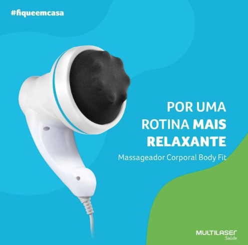 Massageador Corporal Body Fit 110V Multilaser Saúde – HC004