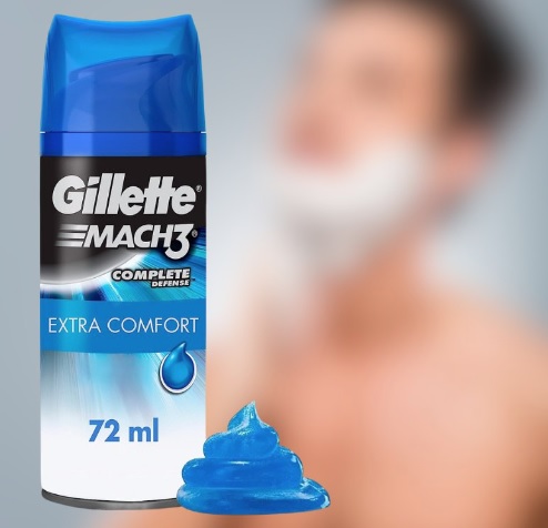 Mini Gel de barbear Gillette Mach3 Extra Comfort 71g