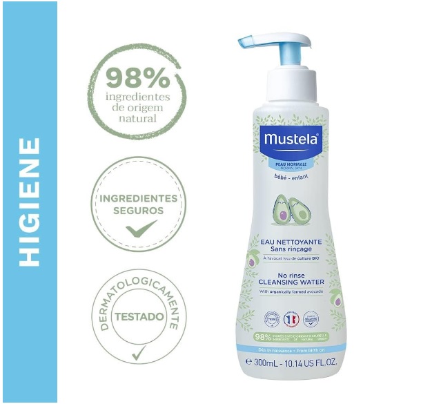 Mustela Água de Limpeza sem Enxágue 300ml