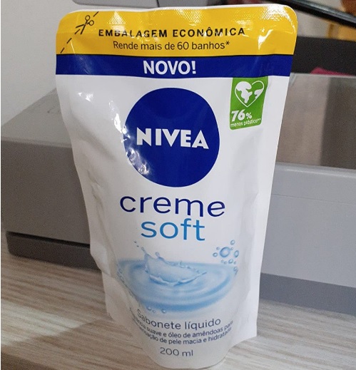 NIVEA Sabonete Líquido Refil Creme Soft 200ml