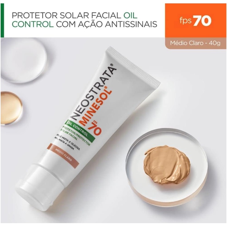 Protetor Solar Facial Neostrata Minesol Oil Control FPS 70